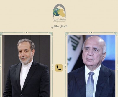 وزير الخارجية يؤكد لنظيره الإيراني دعم العراق الكامل للعملية التفاوضية بين طهران وواشنطن