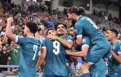 منتخبنا الوطني يصل منفذ طريبيل الحدودي