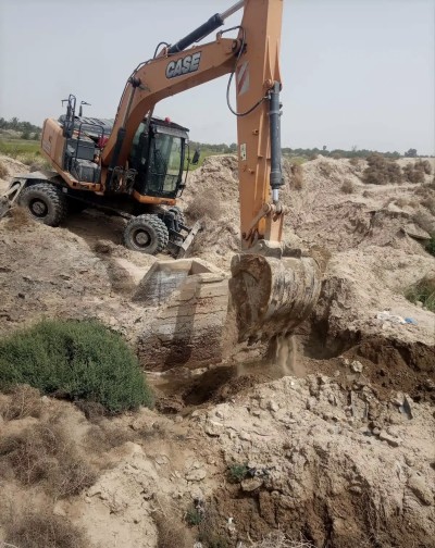 مشروع الغراف في ذي قار ينفذ حملة لإزالة التجاوزات على المشاريع الإروائية