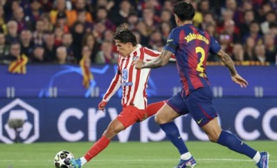 أتلتيكو مدريد يتغلب على برشلونة في دوري أبطال أوروبا