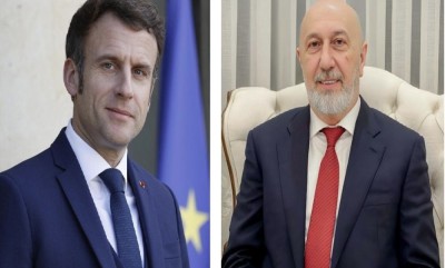 الرئيس الفرنسي يهنئ آميدي ويؤكد أهمية استقرار وأمن العراق