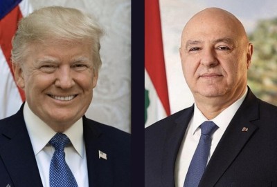 ترامب يبلغ الرئيس اللبناني بوقف إطلاق النار خلال ساعات