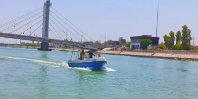 انتشال جثة شاب غرق في نهر الفرات وسط مدينة الناصرية
