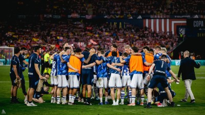 سوسيداد يتوج بلقب كأس ملك إسبانيا بعد فوزه على أتلتيكو مدريد