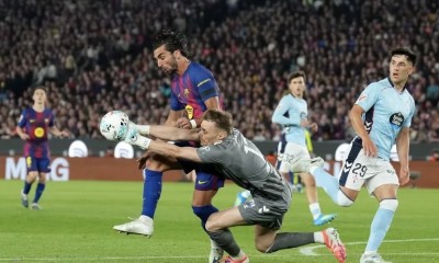 برشلونة يهزم سيلتا فيجو ويقترب من حسم لقب الليجا