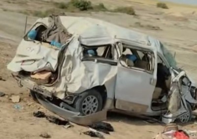 مصرع امرأتين وإصابة 10 بحادث سير مروع غرب الناصرية