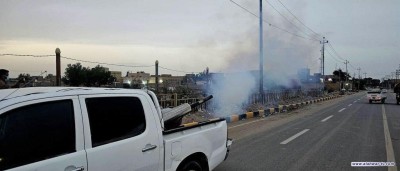 حملة تضبيب مسائية في البطحاء تستهدف ثلاث مناطق للحد من انتشار الحشرات