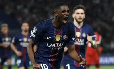 ديمبيلي يتجاوز هنري ويبصم على رقم مميز في دوري أبطال أوروبا