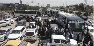 هيئة حج ذي قار تعلن انطلاق الرحلة البرية الثانية لحجاج الناصرية نحو الديار المقدسة غدا