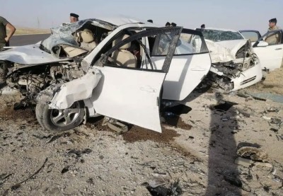 حادث سير على طريق الجبايش يودي بحياة شخص ويصيب ثلاثة آخرين