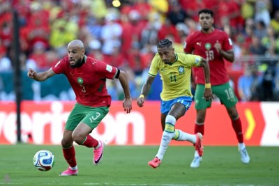 المغرب تتعادل مع البرازيل إيجابياً في المونديال
