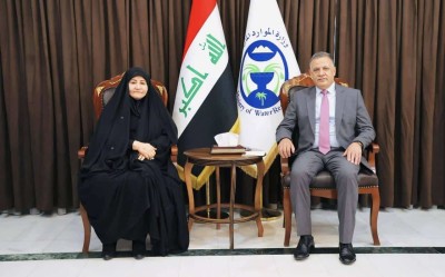 برلمانية عن ذي قار تحرك ملف الأزمة المائية في سيد دخيل وتؤمن استمرار تشغيل آليات الأهوار