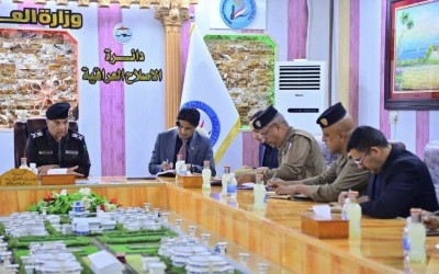 اجتماع أمني مشترك في سجن الناصرية المركزي لتعزيز التنسيق ورفع مستوى الجاهزية