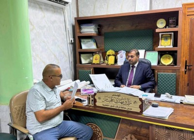 معاون محافظ ذي قار يعلن المباشرة بإجراءات تمليك طريق التنمية وإنجاز كافة التعارضات