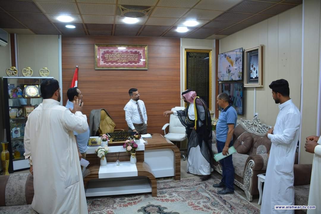 الماجد يلتقي وجهاء واهالي منطقة _ ال محينه