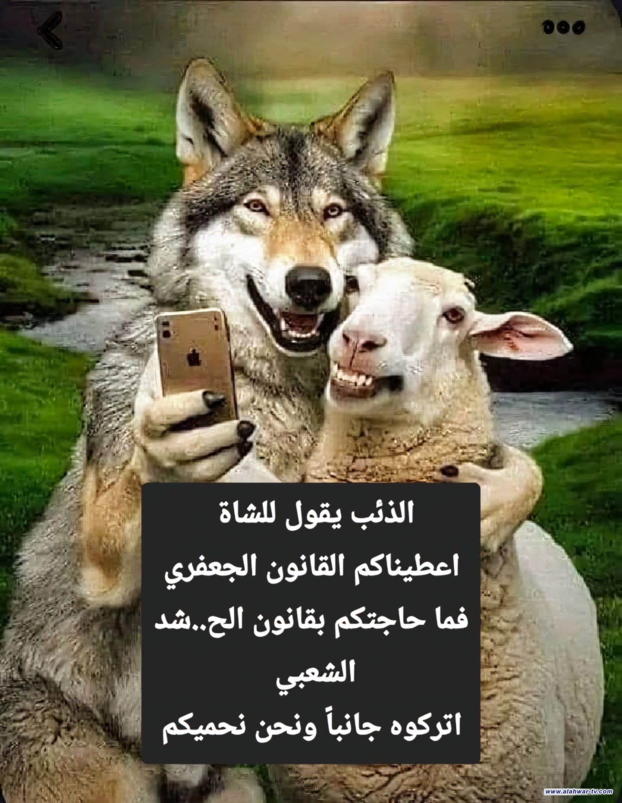 القانون ( الجعفري ) مهم   وقانون ( الحشد ) هو الاهم