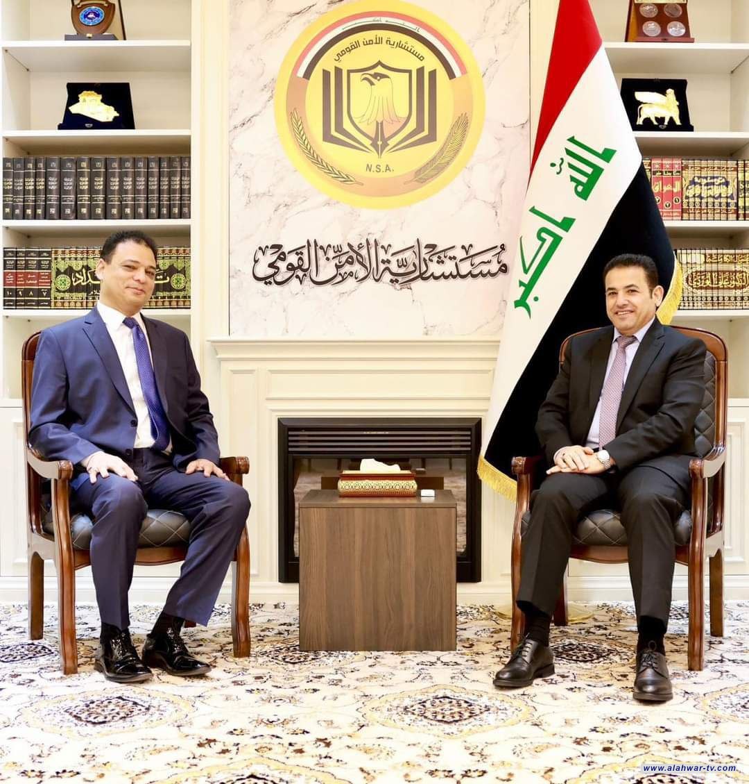 مستشار الأمن القومي يستقبل السفير المصري في بغداد