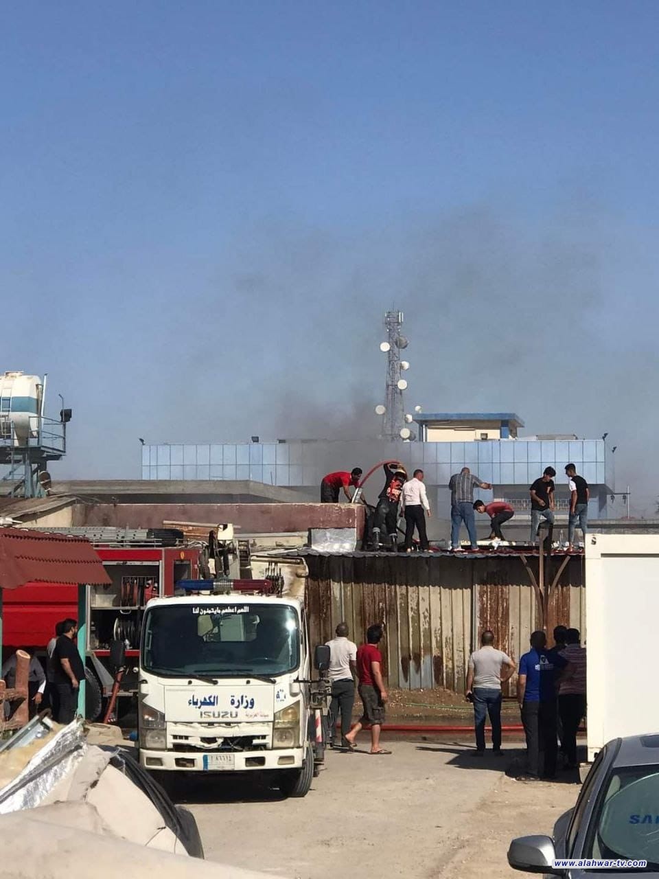 اندلاع حريق داخل مستشفى العزيزية العام في الكوت