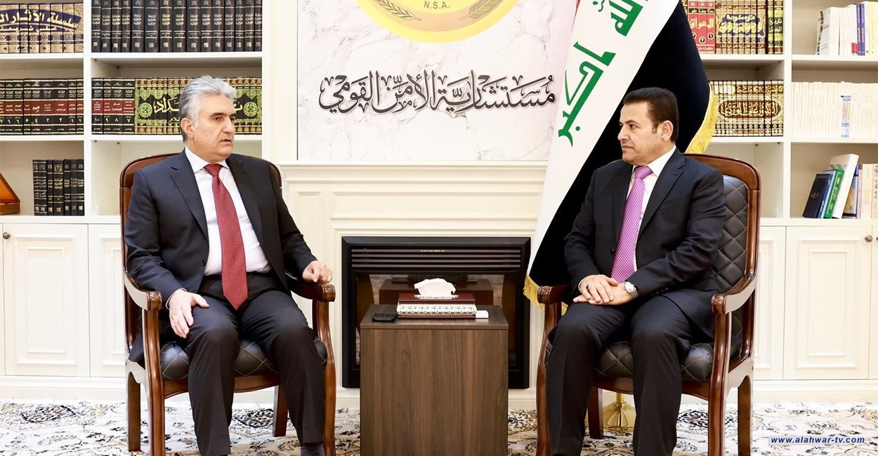 ريبر أحمد يبحث مع الاعرجي المخاوف الامنية المشتركة وسبل تنفيذ اتفاق سنجار