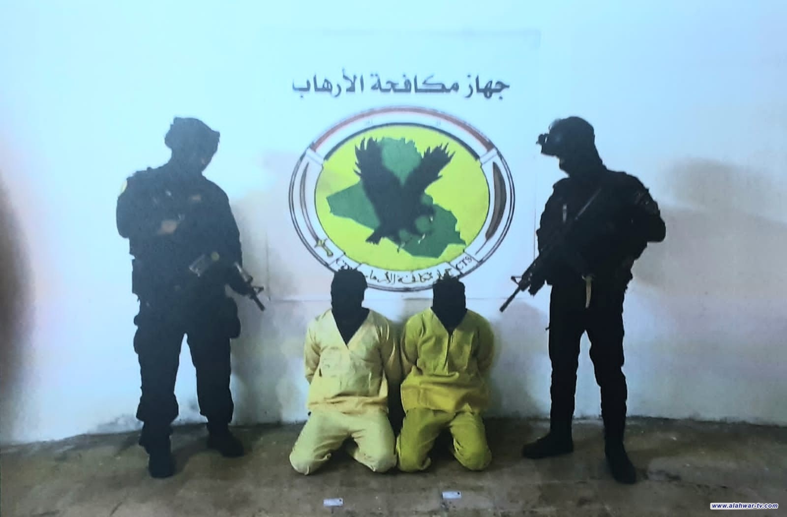 لقاء القبض على ارهابيين اثنين في محافظة الانبار.