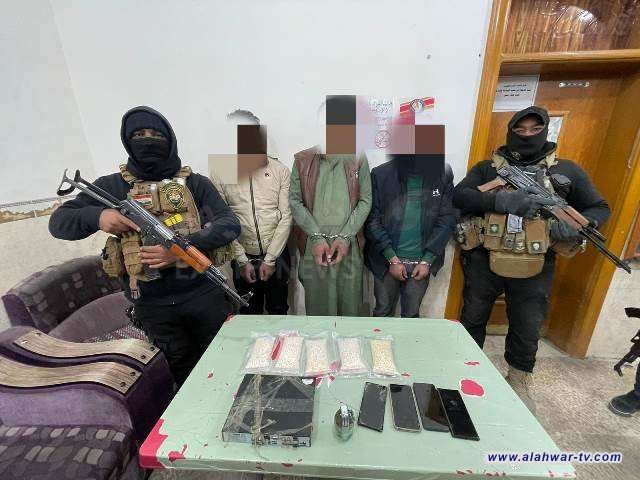 القبض على عصابة بحوزتها 10 آلاف حبة مخدرة في النجف