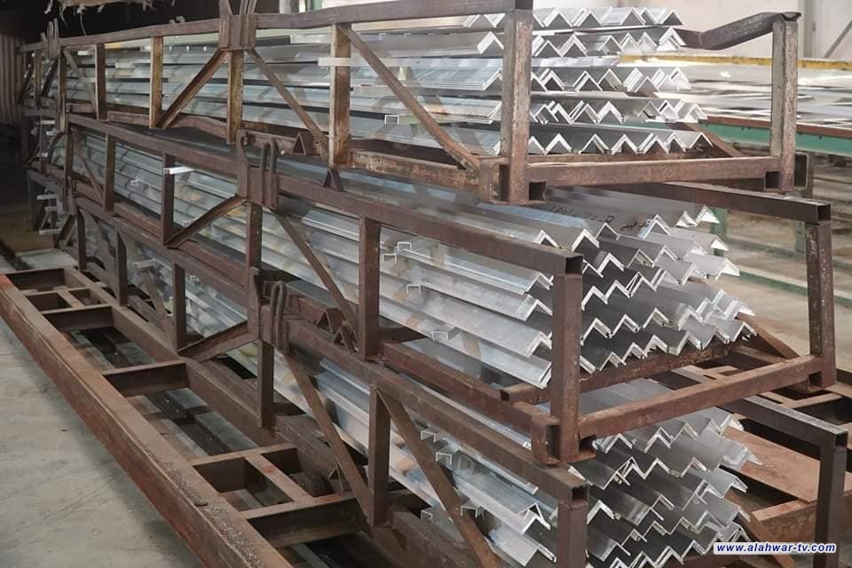 شركة اور العامة تباشر بعملية تجهيز ثمانية اطنان من مادة الالمنيوم للقطاع الخاص