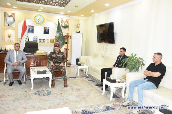 قائد شرطة ذي قار يستقبل مدير هيئة النزاهة مكتب تحقيق ذي قار  .