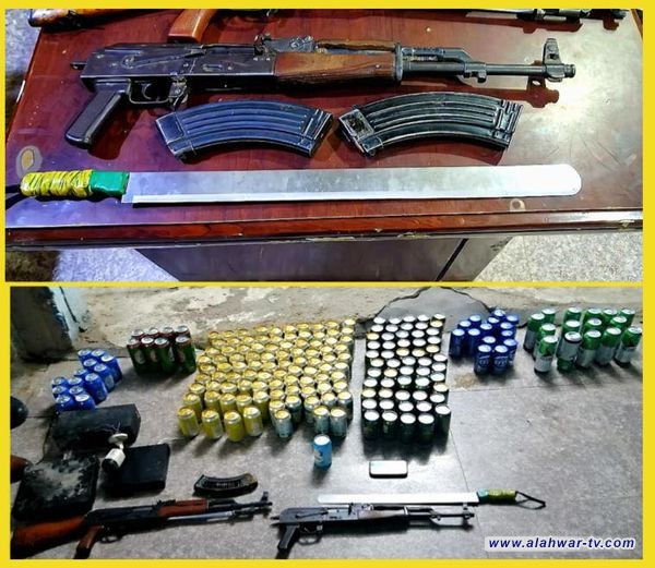 شرطة بلدة الشامية ينفذ واجب امني ويضبط اسلحة .