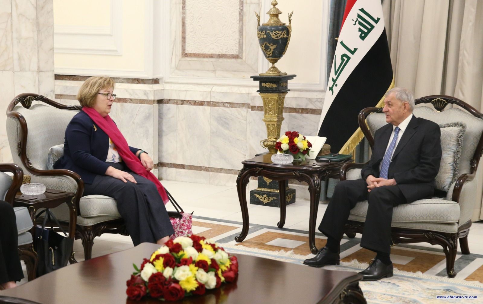 رئيس الجمهورية يستقبل مساعدة وزير الخارجية الأمريكي لشؤون الشرق الأوسط