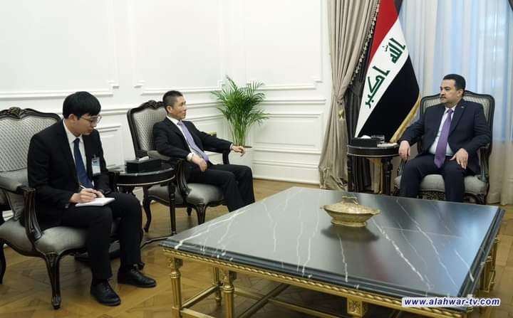 رئيس مجلس الوزراء السيد محمد شياع السوداني يستقبل السفير الصيني لدى العراق
