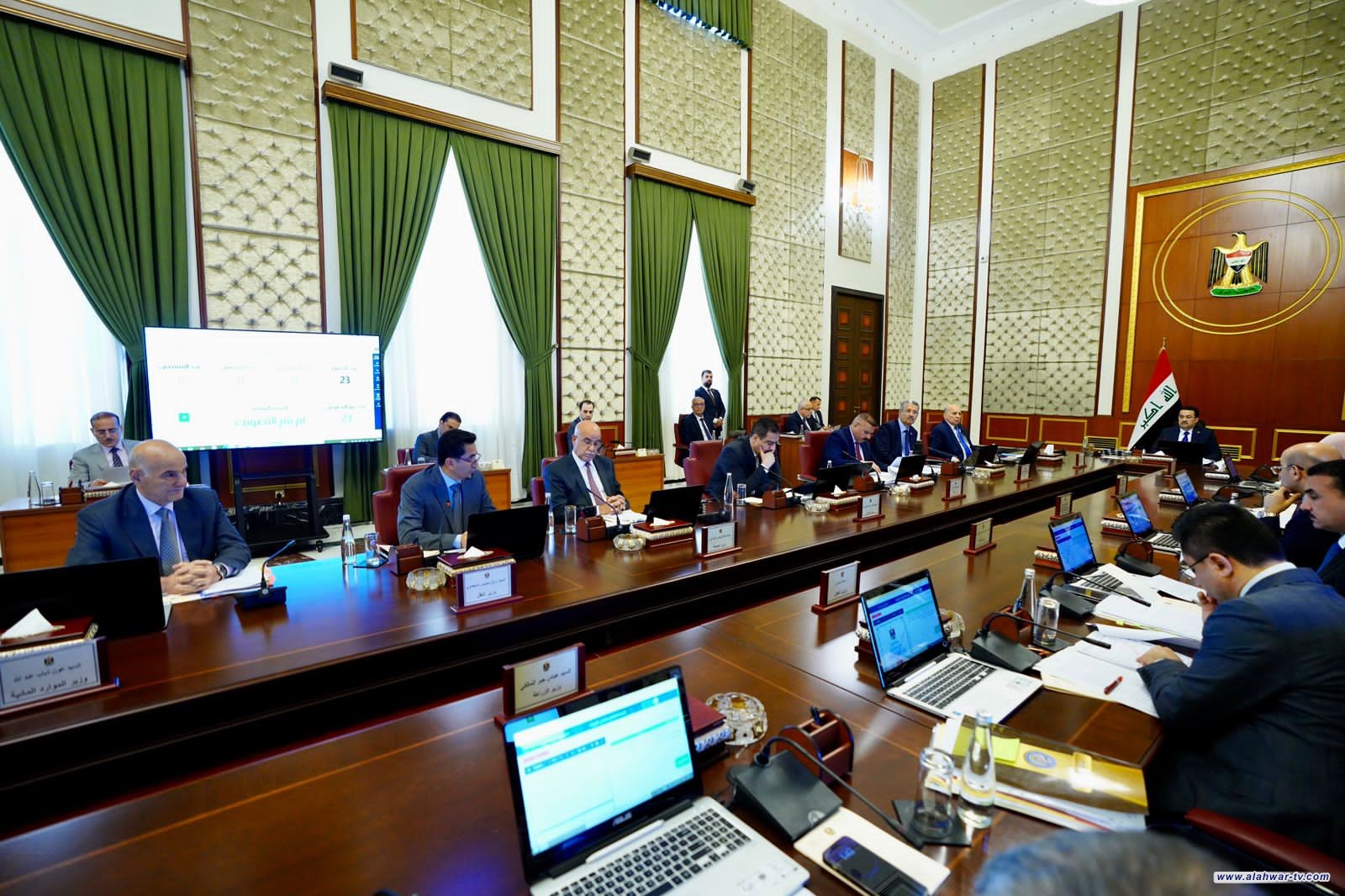 مجلس الوزراء يعقد جلسته الاعتيادية الثالثة والعشرين برئاسة رئيس مجلس الوزراء السيد محمد شياع السوداني