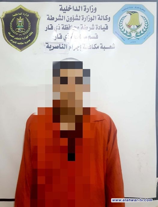 مكافحة اجرام ذي قار تلقي القبض على متهم ارتكب جريمة سرقة