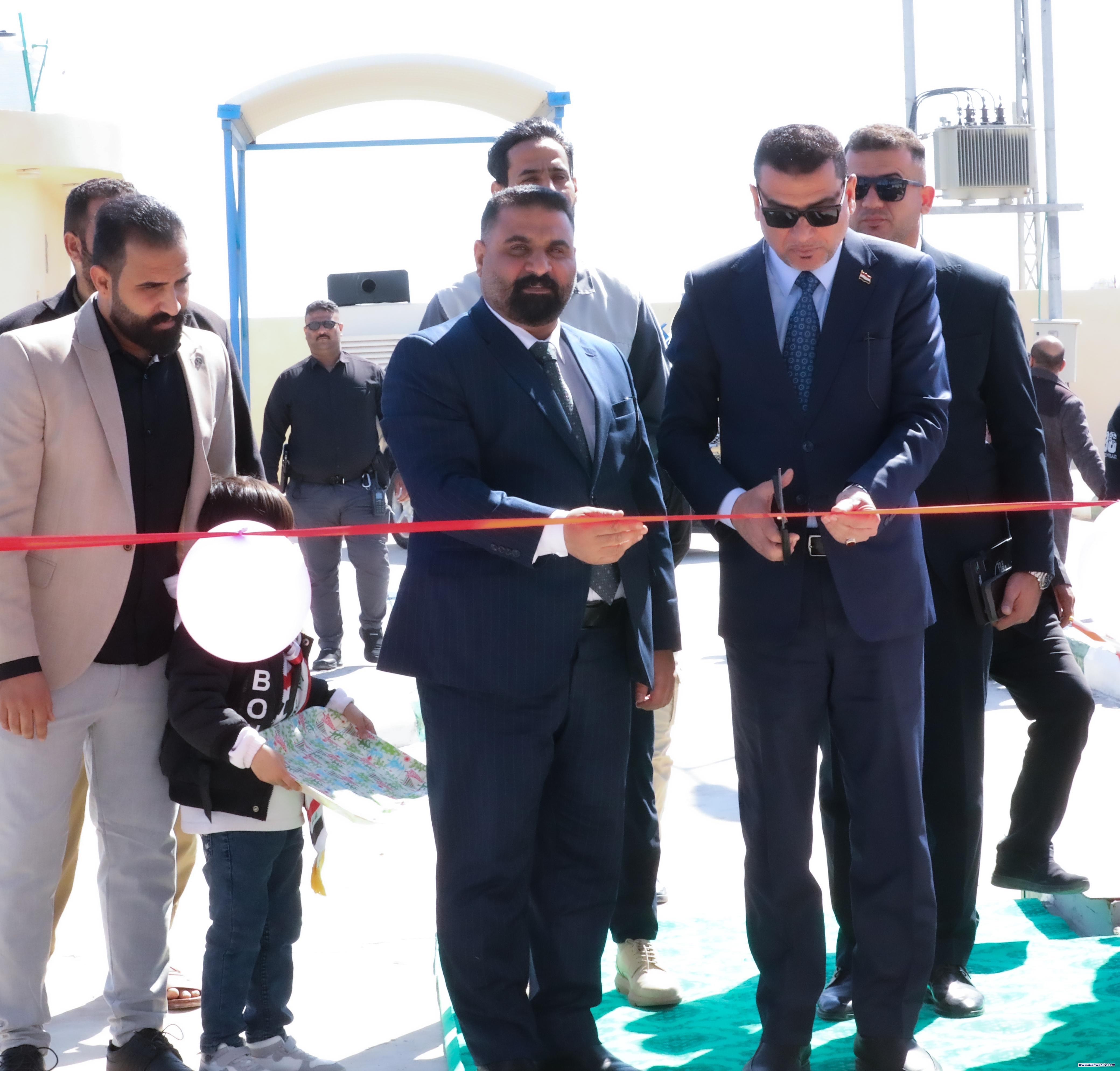 محافظ ذي قار يفتتح مجمع ماء الاهوار سعة 200م³/سا في ناحية المنار ضمن خطة تنمية الأقاليم لعام 2022