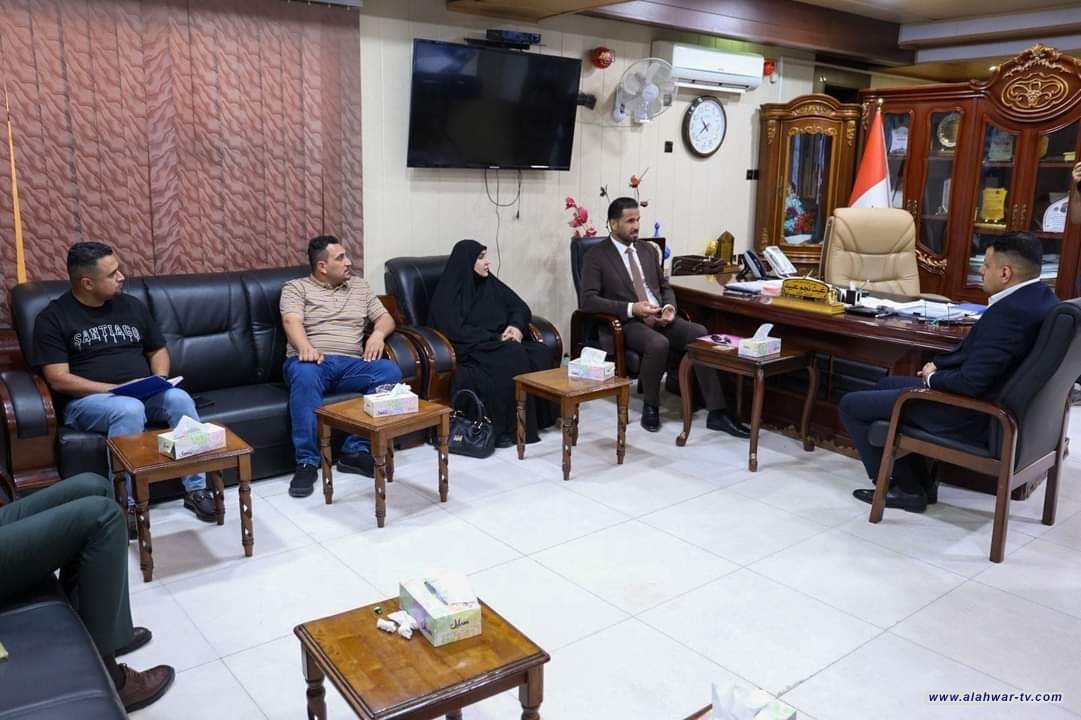 وفد مجلس محافظة ذي قار يجري زيارة الى الشركة العامة لتوزيع كهرباء الجنوب لبحث واقع الشبكة الكهربائية في المحافظة