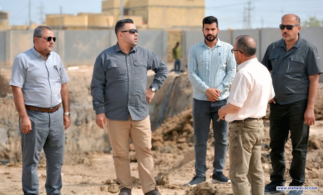مدير مـاء محافظة ذي قار يتفقد مراحل العمل بمشروع ماء بطاقة 1000م³/ساعة