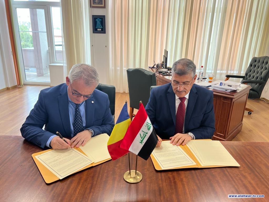 جامعة ذي قار توقع اتفاقية تعاون علمي مع جامعة بولي تكنيكيا الرومانية