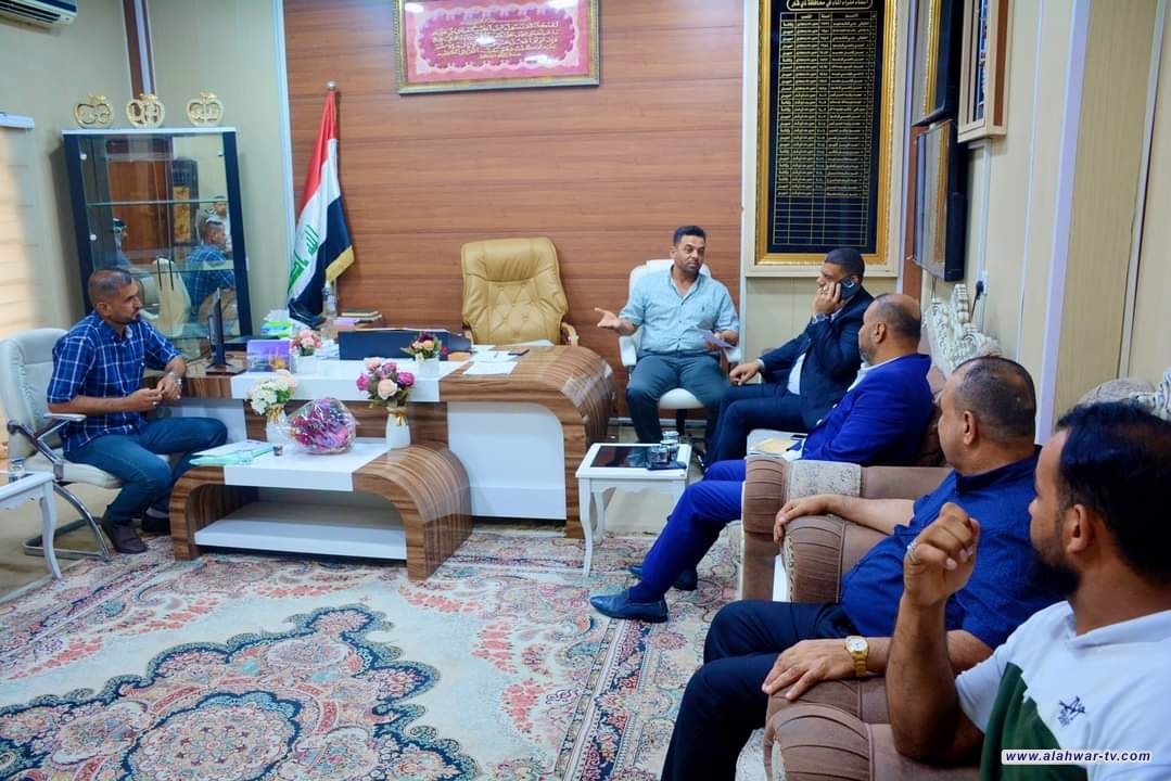 مدير ماء ذي قـار يستقبل النائب في البرلمان العراقي حسين البطاط إضافةً لمدراء ناحية ميسلون و العكيكة