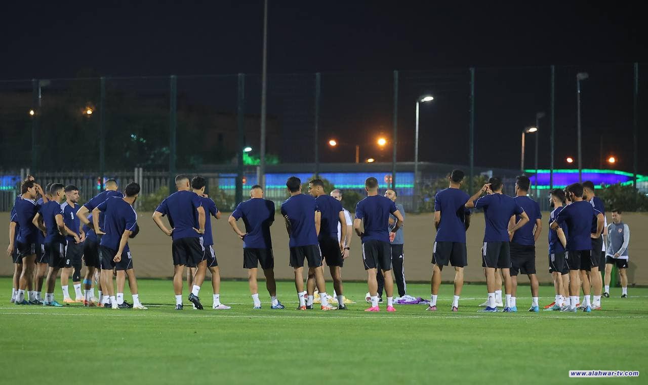 تدريبات المنتخب الوطني مغلقة أمام وسائل الإعلام