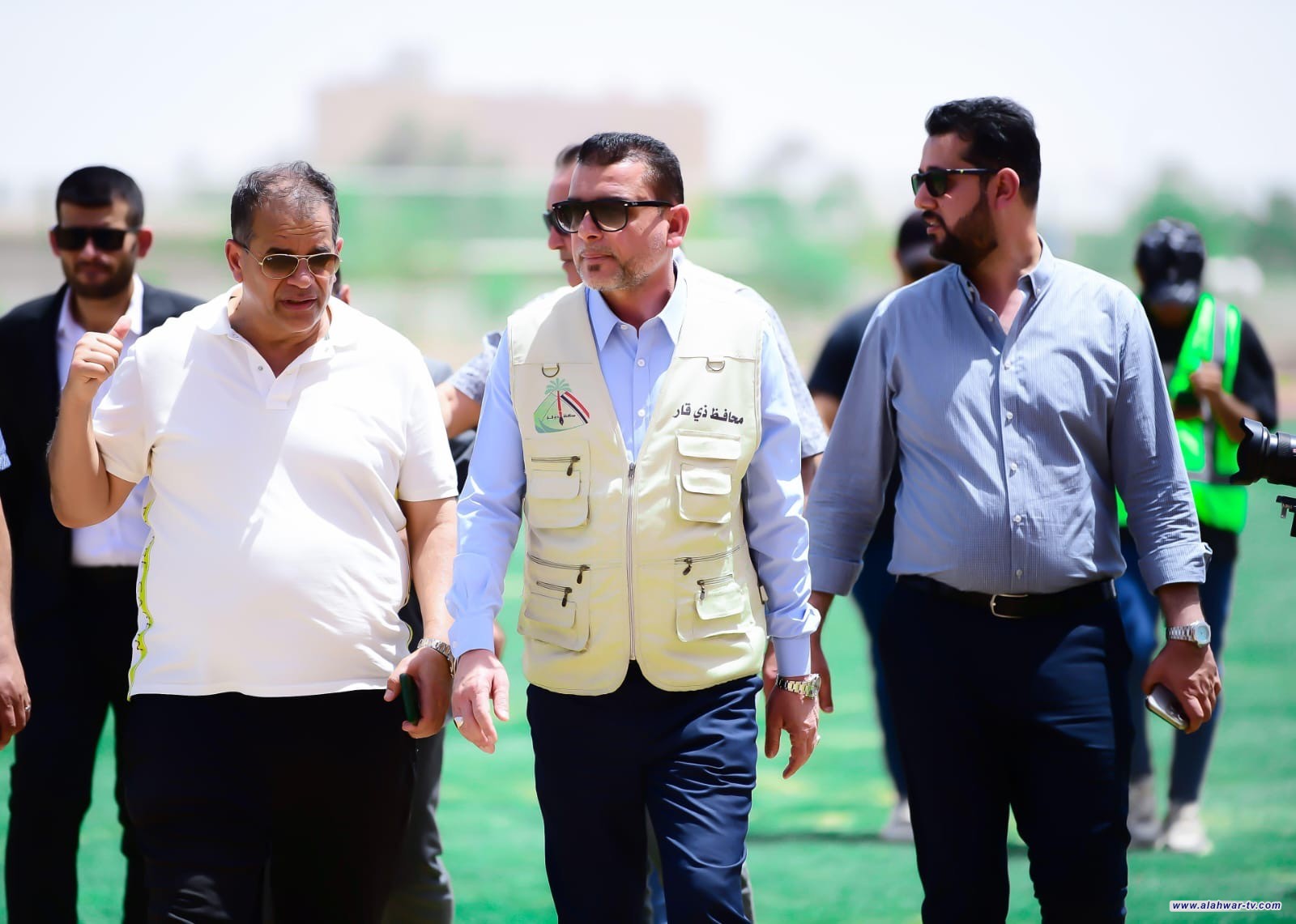 محافظ ذي قار: المرحلة الثانية من ملعب الناصرية الدولي على مشارف الافتتاح والمتضمنة مرآباً وملعباً ثانوياً