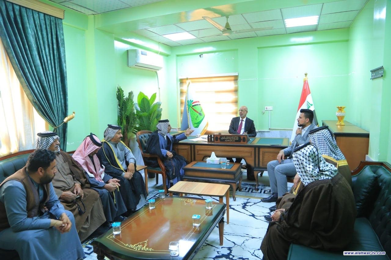 الغزي خلال لقاء أهالي منطقة الزهيريه سنعمل على ايجاد حلول لكم بعيداً عن المقاطعات التي جاري فرزها