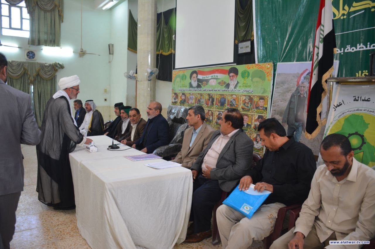 امر فوج الثالث ابو مريم الكناني يستقبل امر اللواء،22 الحاج الشغانبي