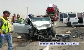 مصرع واصابة خمسة أشخاص من عائلة واحد في حادث سير شمال الناصرية