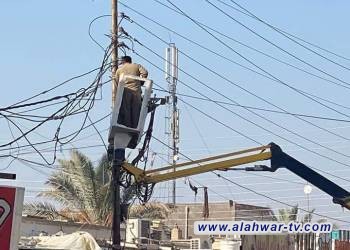 كهرباء ذي قار: ازالة اكثر من 350 حالة تجاوز عن الشبكة الكهربائية جنوب الناصرية