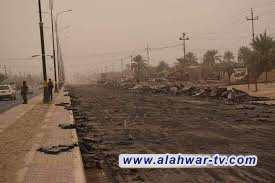 إيقاف العمل بمشروع طريق السجن الإصلاحي - بوابة الناصرية واعادة العمل به من جديد