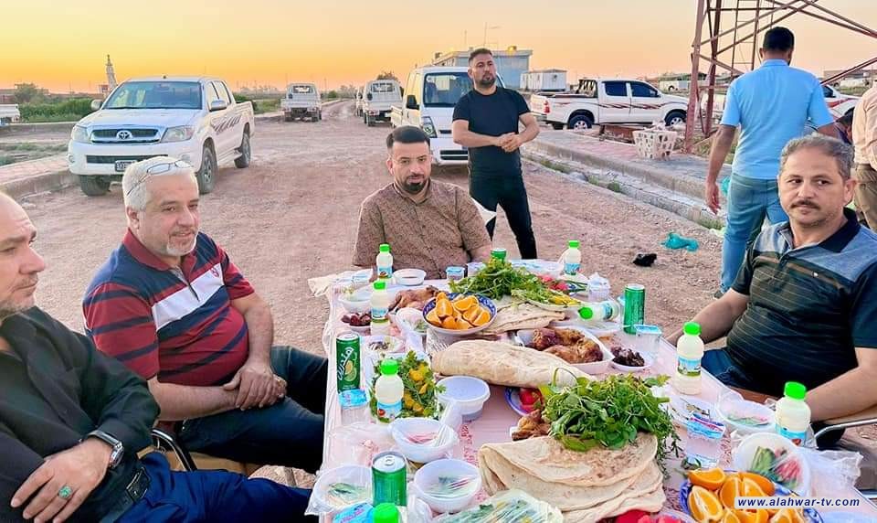 مدير ماء ذي قـار ينظّم مأدبة إفطار ويتفقد مشروع ماء الناصرية رقم 1