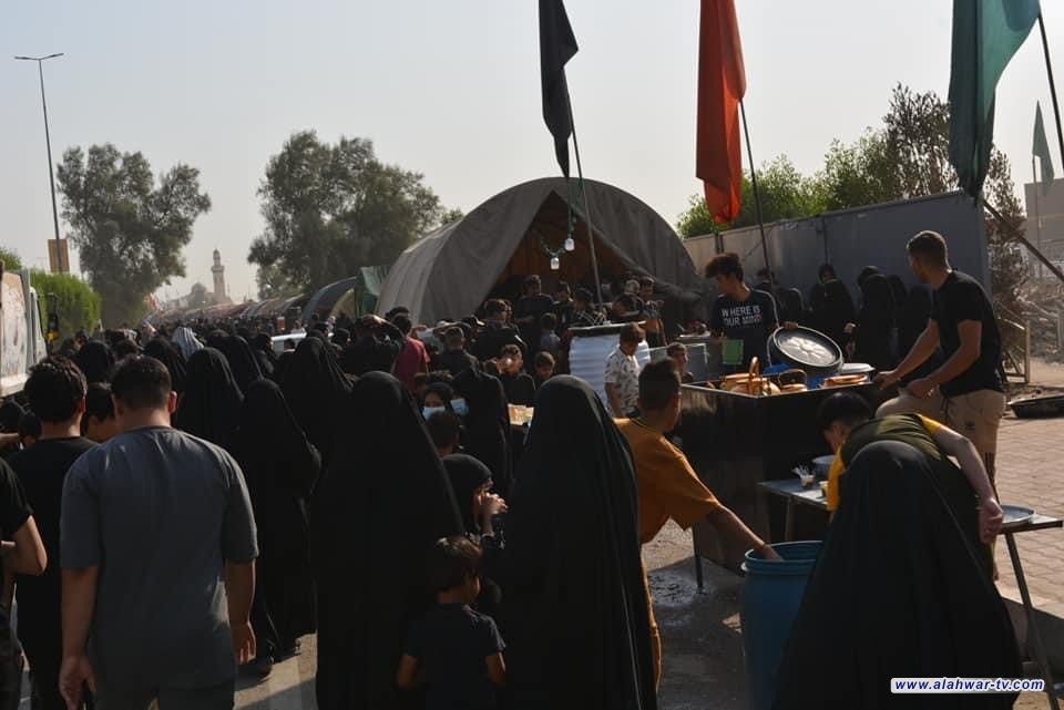 عمليات الفرات الأوسط للحشد الشعبي تعلن نجاح خطة زيارة الإمام علي (ع)