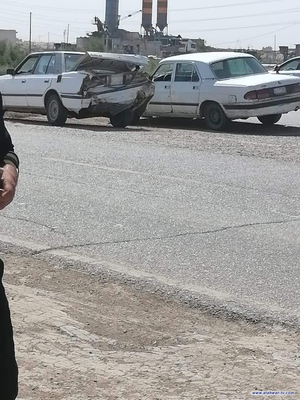 حادث سير بين عجلتين على طريق ناصرية _ سيد دخيل دون تسجيل إصابات بشرية