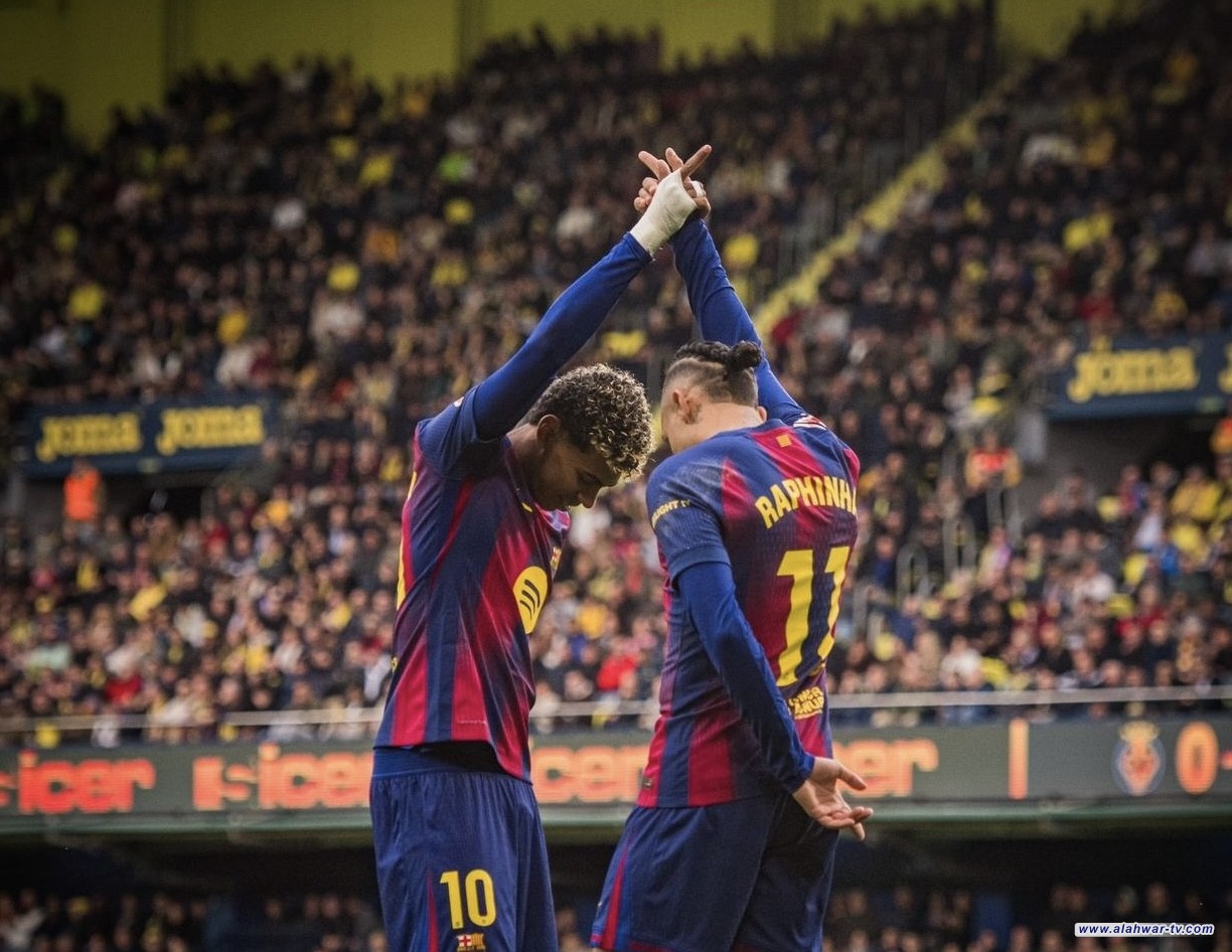 برشلونة يتغلب على فياريال ويعزز صدارته للدوري الإسباني