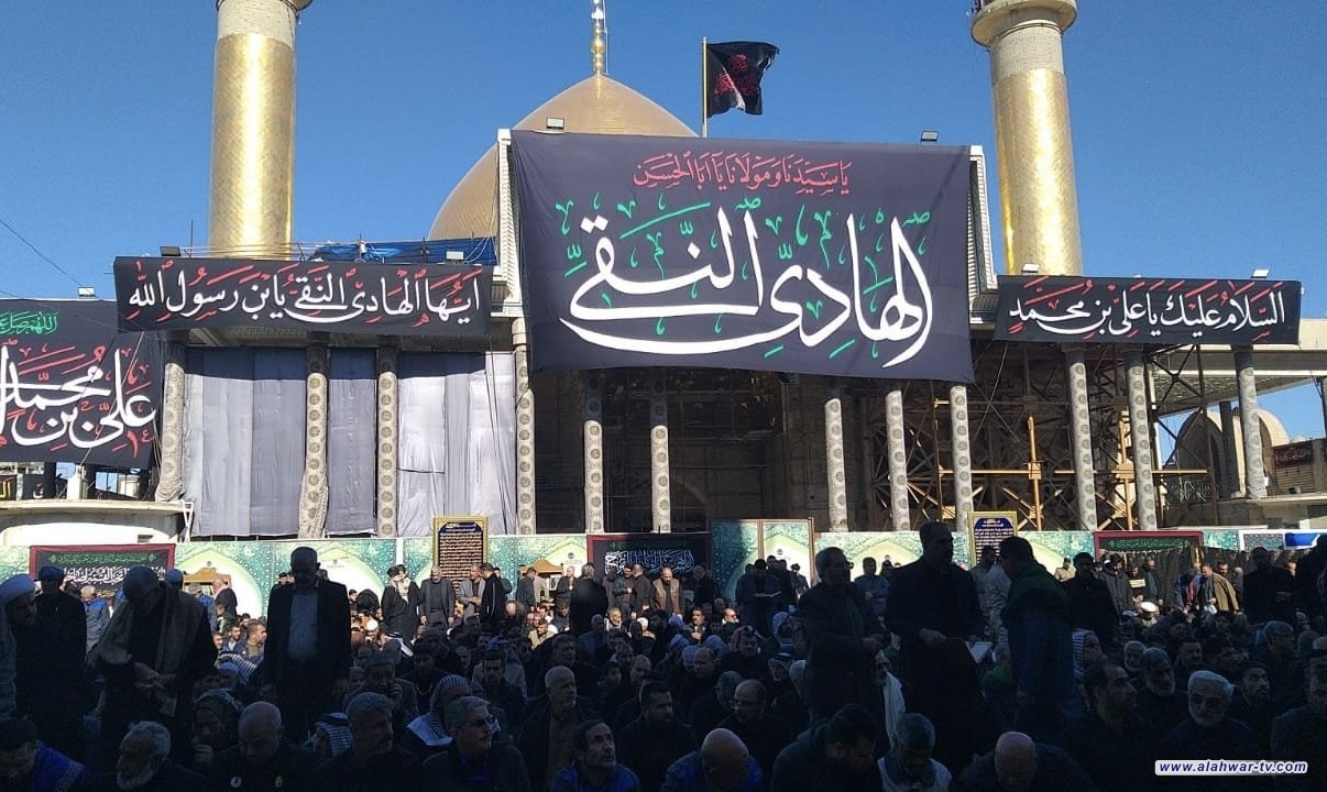 بالصور.. جموع الزائرين تواصل توافدها إلى سامراء لإحياء ذكرى استشهاد الإمام الهادي (ع)