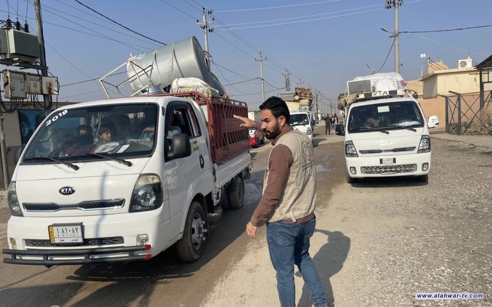 الهجرة تعلن عودة 187 نازحاً من مخيم ديبكة إلى مناطقهم في نينوى